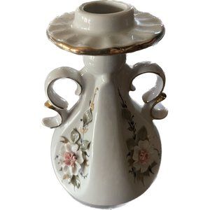 Vintage Collectible Fenix Porcelain Handmade Kislovodsk Russian Rose Vase